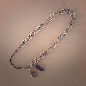James Avery Forged Link Charm Bracelet - 7.25”